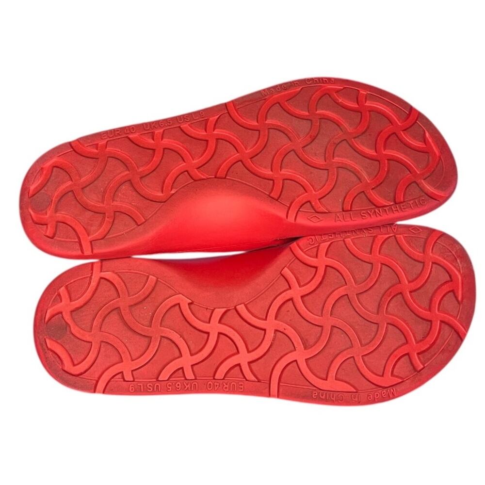 Womens Betula by Birkenstock Energy Casual Slip-On Thong Flip Flop Sandal 9 Red - Picture 5 of 6